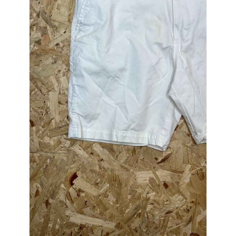 Denim & Flower Ricky Singh Mens Shorts Size 36 White Chino Flat Front Casual - Picture 2 of 14